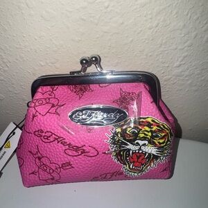 Ed Hardy Pink Coin Holder